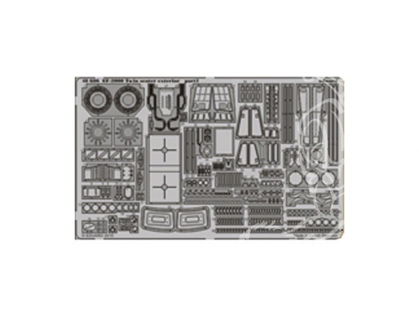 EDUARD photodecoupe avion 48686 Exterieur Ef-2000 Two Seater 1/48