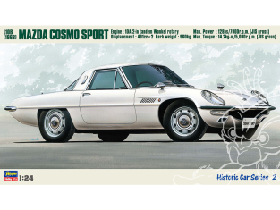 HASEGAWA maquette voiture 21102 Mazda Cosmo Sport L10B 1968 1/24