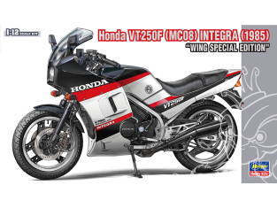 Hasegawa maquette moto 21765 Honda VT250F (MC08) Integra (1985) Édition spéciale Wing 1/12