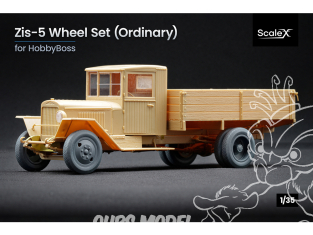 ScaleX accessoire militaire WW-35002 ZIS-5 set de roues ordinaires Hobby Boss 1/35