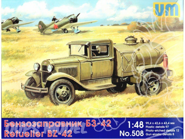UM Unimodels maquettes militaire 508 BZ-42 CAMION CITERNE DE RAVITAILLEMENT 1941 1/48
