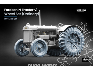 ScaleX accessoire militaire WW-35004 Fordson N Tracteur de ferme v1 set de roues ordinaires Mini Art 1/35