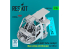 ResKit RSU35-0054 CH-54A (S-64E) Tarhe, cockpit, édition de base décalcomanies 3D pour kit ICM imprimé en 3D 1/35