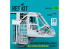 ResKit RSU35-0054 CH-54A (S-64E) Tarhe, cockpit, édition de base décalcomanies 3D pour kit ICM imprimé en 3D 1/35