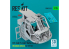 ResKit RSU35-0053 CH-54A (S-64E) Tarhe, cockpit, Édition détaillée pour kit ICM imprimé en 3D 1/35