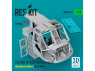 ResKit RSU35-0053 CH-54A (S-64E) Tarhe, cockpit, Édition détaillée pour kit ICM imprimé en 3D 1/35