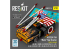 ResKit kit RSK32-0014 Kit de maquette imprimée en 3D du tracteur de remorquage Mule A/S32A-31A version courte 1/32
