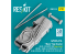 ResKit kit RSK32-0030 Kit de maquette imprimée en 3D du tracteur de remorquage Mule A/S32A-31A version courte 1/32