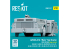 ResKit kit RSK32-0031 Kit de maquette imprimée en 3D du tracteur de remorquage Mule A/S32A-31A MSU-200 NAV version longue 1/32
