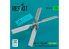 ResKit RSU35-0034 Rotor de queue H-64 Apache pour kit Takom/Meng/Snowman imprimé en 3D 1/35