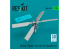 ResKit RSU35-0081 Rotor de queue AH-64 Apache pour kit Trumpeter imprimé en 3D 1/35
