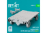 ResKit kit RSK35-0018 Remorque à munitions MHU-141M avec plateforme de chargement type 2 Maquette imprimée en 3D 1/35