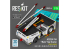 ResKit kit RSK35-0006 Kit de maquette imprimée en 3D du tracteur de remorquage Mule A/S32A-31A version courte 1/32