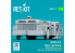 ResKit kit RSK35-0017 Kit imprimée en 3D du tracteur de remorquage Mule A/S32A-31A MSU-200 NAV version longue 1/35