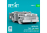 ResKit kit RSK35-0016 Kit imprimée en 3D du tracteur de remorquage Mule A/S32A-31A AS47A-1 GTE GTCP-100 version longue 1/35