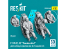 ResKit Figurine RSF32-0068 Pilotes F-105F/G Thunderchief assis dans siège éjectable kit Trumpeter 2 pièces imprimées en 3D 1/32