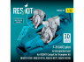 ResKit Figurine RSF32-0092 Pilote de F-35A/C en siège éjectable tardif pour cockpit RESKIT destiné au kit Trumpeter en 3D 1/32