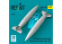 ResKit RSU32-0240 Réservoirs de carburant sous les ailes de 50 gallons F-5E, F, N, F-20, AT-3 2 unités 1/35