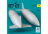 ResKit RSU32-0240 Réservoirs de carburant sous les ailes de 50 gallons F-5E, F, N, F-20, AT-3 2 unités 1/35