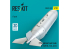 ResKit RSU32-0241 Réservoir de carburant de 275 gallons F-5E/F/N, F-20, AT-3 1 pièce 1/35