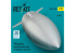 ResKit RSU32-0244 Réservoir de carburant central de 150 gallons F-5E/F/N, F-20, AT-3 1 pièce 1/35