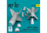 ResKit kit RS32-0532 Missiles AGM-62 Walleye I ER 2unités nacelle de liaison de données AN/AWG-1 1unité Impression 3D 1/32