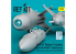 ResKit kit RS32-0562 Missiles AGM-62 Walleye I 2unités nacelle de liaison de données AN/AWG-16 1unité Impression 3D 1/32