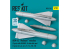 ResKit kit RS32-0562 Missiles AGM-62 Walleye I 2unités nacelle de liaison de données AN/AWG-16 1unité Impression 3D 1/32