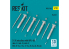 ResKit kit RS32-0566 Missiles S-24 avec APU-68 (4 pièces) imprimés en 3D 1/32