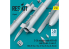 ResKit kit RS32-0566 Missiles S-24 avec APU-68 (4 pièces) imprimés en 3D 1/32