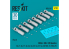 ResKit kit RS32-0567 Bombes OFAB-100-120, lot de 8 imprimés en 3D 1/32