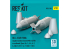 ResKit kit RS32-0580 Bombe au napalm BLU-27A/B 750 lb avec ailerons MXU-469/B ou sans ailerons 2p 3D 1/32
