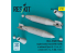 ResKit kit RS32-0580 Bombe au napalm BLU-27A/B 750 lb avec ailerons MXU-469/B ou sans ailerons 2p 3D 1/32
