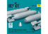 ResKit kit RS32-0597 Bombes au napalm BLU-1B (750 lb) à ailerons MXU-393/B 4p 3D 1/32