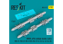 ResKit kit RS32-0557 Supports pour bombes multiples MBD2-67U 2pièces imprimées en 3D 1/32