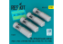 ResKit kit RS32-0572 Bombes de profondeur Mk-38 650 lb 4unités imprimées en 3D 1/32