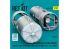 ResKit kit RS32-0572 Bombes de profondeur Mk-38 650 lb 4unités imprimées en 3D 1/32