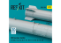 ResKit kit RS32-0590 Bombes nucléaires B83 2pièces imprimées en 3D 1/32