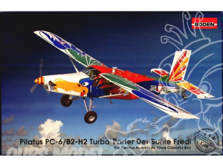 Roden maquettes avion 444 PILATUS PC-6/B2-H2 TURBO PORTER 1/48