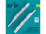 ResKit kit RS32-0605 Adaptateur d'armement américain pour MiG-29 Fulcrum 2 pièces : GBU-39 SDB, GBU-62 JDAM-ER 3D 1/32
