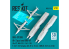 ResKit kit RS32-0516 GBU-39 SDB 8 pièces et BRU-61 2 pièces Impression 3D 1/32