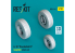 ResKit kit RS32-0541 Jeu de roues A-10 Thunderbolt II lestées imprimées en 3D 1/32
