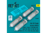ResKit kit RS32-0571 Bombes de profondeur Mk-XVII 350 lb, 4 pièces, imprimées en 3D 1/32
