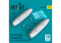 ResKit kit RS32-0579 Bombes au napalm Mark 77 Mod.4/5 2 pièces, imprimées en 3D 1/32