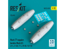 ResKit kit RS32-0579 Bombes au napalm Mark 77 Mod.4/5 2 pièces, imprimées en 3D 1/32