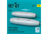 ResKit kit RS32-0579 Bombes au napalm Mark 77 Mod.4/5 2 pièces, imprimées en 3D 1/32