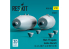 ResKit kit RS32-0579 Bombes au napalm Mark 77 Mod.4/5 2 pièces, imprimées en 3D 1/32