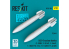 ResKit kit RS32-0588 Bombes nucléaires B43-0 2 pièces, imprimées en 3D 1/32