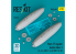 ResKit kit RS32-0603 Bombes au napalm Mark 77 Mod.2 2 pièces, imprimées en 3D 1/32