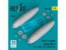 ResKit kit RS32-0603 Bombes au napalm Mark 77 Mod.2 2 pièces, imprimées en 3D 1/32